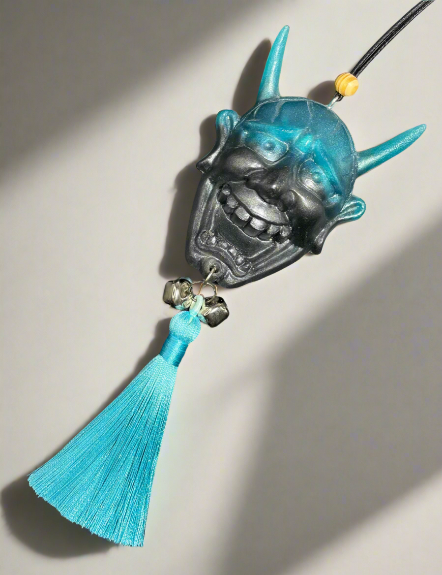 Cyan/black Hannya