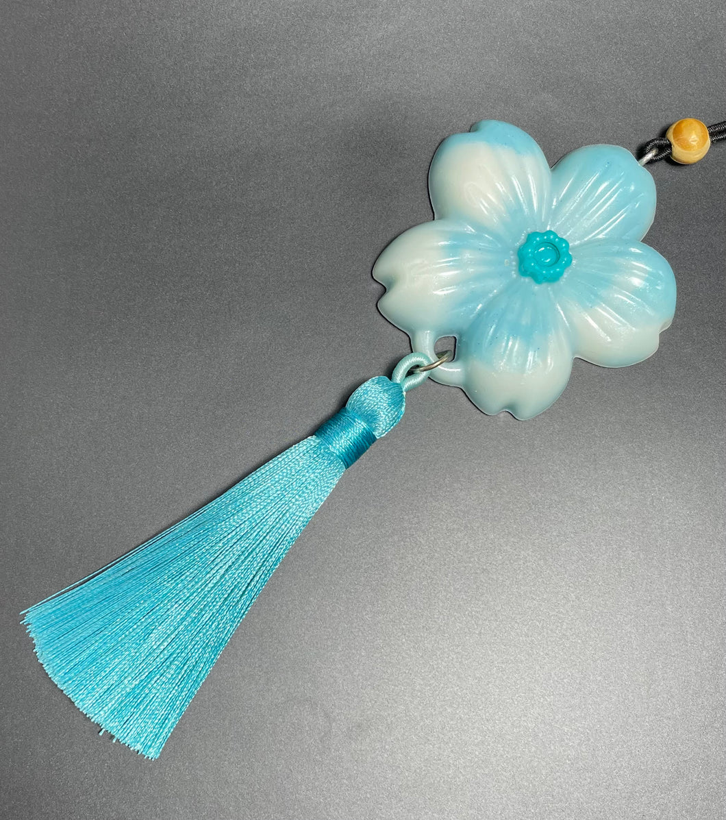 Cyan and White sakura hanger