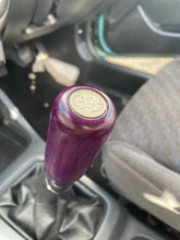 Load image into Gallery viewer, Purple beech wood shift knob
