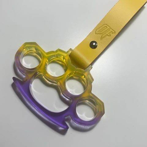 Yellow & Purple Knucks (Yellow Strap)