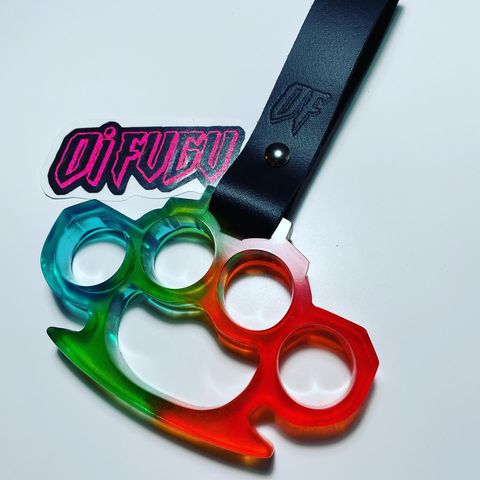 Tie dye Knucks (black Strap)