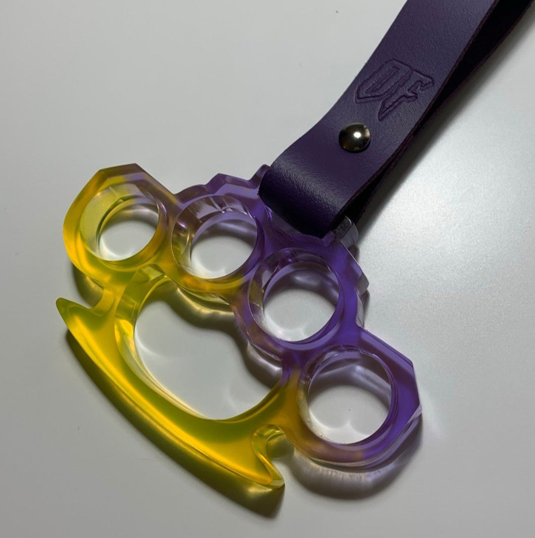 Purple & Yellow Knucks (Purple Strap)